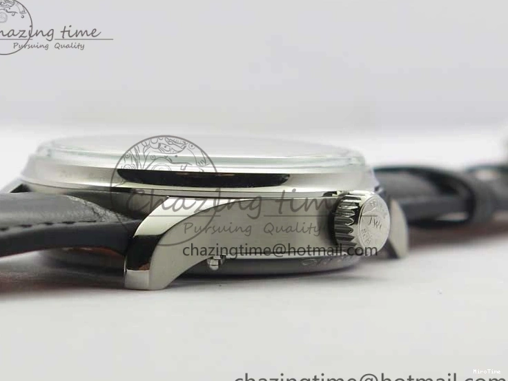 MIROTIME 0228 Portugieser Perpetual Calendar IW503401 V9F 1:1 Best Edition Blue Dial on Black Leather Strap A Contemporary 7114